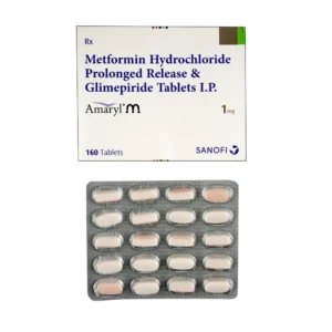 Amaryl M 1 mg (Glimepiride/Metformin)
