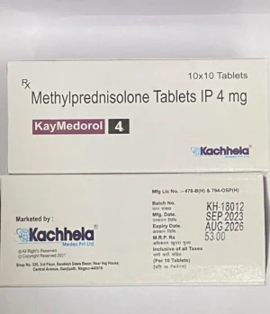 Kaymedorol 4 mg (Methylprednisolone)